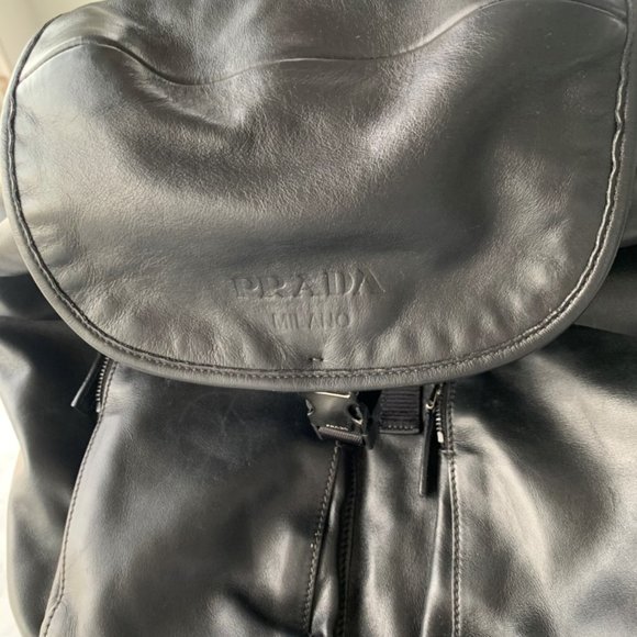 Prada Leather Back Pack main image 12